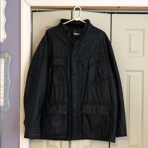 Polo by Ralph Lauren oiled 100% leather coat.